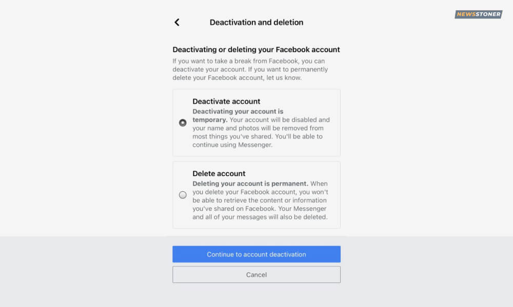 Is It Possible To Disable Facebook